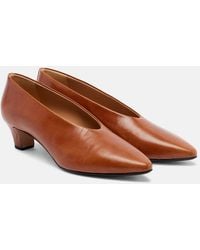 Calvin Klein - Bri Leather Pumps - Lyst