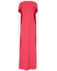 Safiyaa - Ginkgo Caped Gown - Lyst