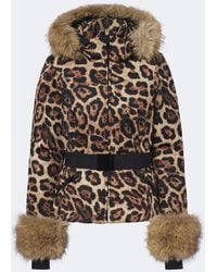 Goldbergh - Jagger Belted Leopard-Print Ski Jacket - Lyst