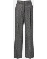 The Row - Mikkela Cashmere And Wool Wide-Leg Pants - Lyst