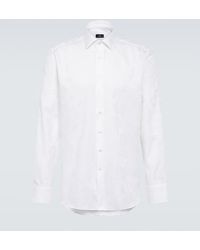 Etro - Paisley Jacquard Cotton Shirt - Lyst