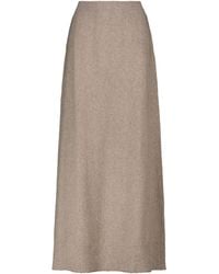 Altuzarra Halliday Cashmere Knit Maxi Skirt - Natural