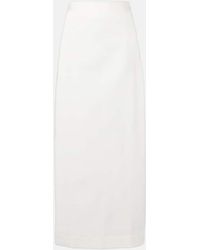 Adriana Degreas - Cotton-Blend Maxi Skirt - Lyst
