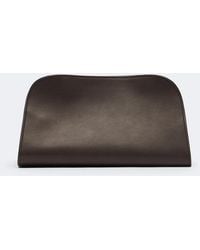 The Row - Peggy Leather Clutch - Lyst