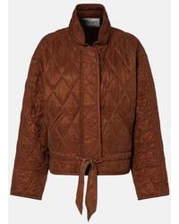 Isabel Marant - Chaqueta Zakiane De Saten Acolchada - Lyst
