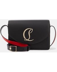 Christian Louboutin - Loubi54 Small Leather Crossbody Bag - Lyst