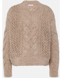 Brunello Cucinelli - Pullover Aus Einem Baumwollgemisch - Lyst