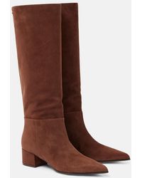 Gianvito Rossi - 45 Suede Knee-High Boots - Lyst