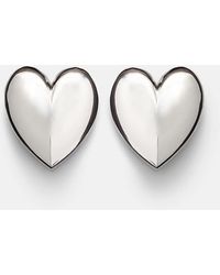 Jennifer Fisher - Puffy Heart 10Kt-Plated Earrings - Lyst
