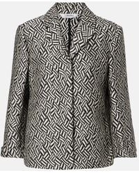 Max Mara - Lira Cotton-Blend Jacquard Blazer - Lyst