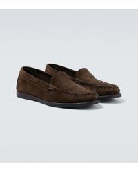Saman Amel - City Suede Loafers - Lyst