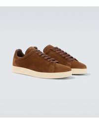 Tom Ford - Warwick Perforated Suede Sneakers - Lyst