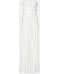 STAUD - Mariana Jersey Corset Dress - Lyst