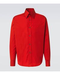 McQueen - Camisa De Popelin De Algodon - Lyst