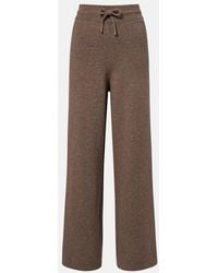 Agnona - Cashmere, Wool, And Silk Wide-Leg Pants - Lyst