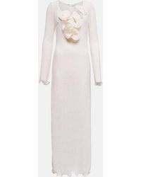 Magda Butrym - Floral Shirred Gown - Lyst