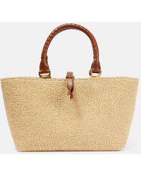 Chloé - Marcie Leather-trimmed Tote Bag - Lyst