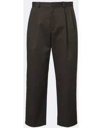 The Row - Nesper Pleated Straight Pants - Lyst