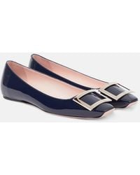 Roger Vivier - Trompette Patent Leather Ballet Flats - Lyst