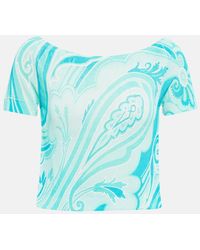 Etro - Jacquard Knit Top - Lyst