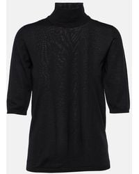 Max Mara - Ciriaco Virgin Wool Turtleneck Top - Lyst
