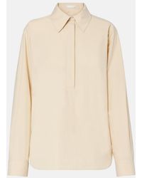 The Row - Margan Cotton Poplin Shirt - Lyst