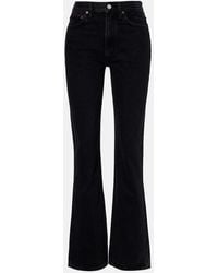 Agolde - Leena Mid-Rise Flared Jeans - Lyst
