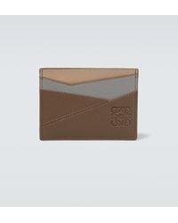 Loewe - Puzzle Leather Card Holder - Lyst
