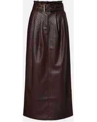 ROTATE BIRGER CHRISTENSEN - Gonna Midi Anatta Con Cintura - Lyst