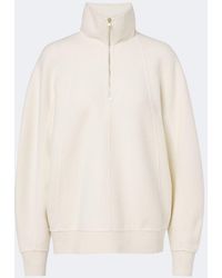 Max Mara - Wool And Cashmere-Blend Half-Zip Sweater - Lyst