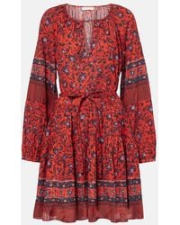 Ulla Johnson - Abri Floral Cotton-Blend Minidress - Lyst