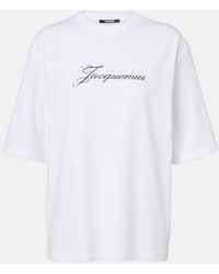 Jacquemus - Logo Cotton-Blend Jersey T-Shirt - Lyst