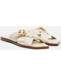 Chloé - Nil Leather Sandals - Lyst