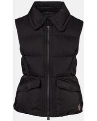Moncler - Daunenweste Hallaine - Lyst