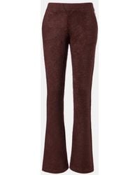 Dorothee Schumacher - Fluffy Statement Wool And Cashmere-Blend Flared Pants - Lyst