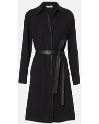 Vince - Belted Midi Dress - Lyst