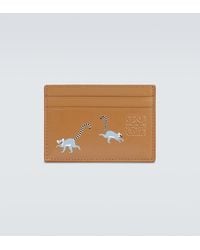 Loewe - X Suna Fujita Lemur Leather Card Holder - Lyst