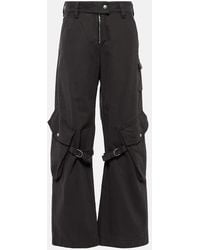 Acne Studios - Mid-Rise Cotton Canvas Cargo Pants - Lyst