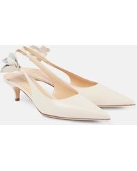 Magda Butrym - Bridal Leather Slingback Pumps - Lyst