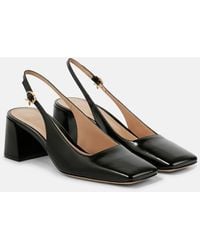 Gianvito Rossi - Freeda Leather Slingback Pumps - Lyst