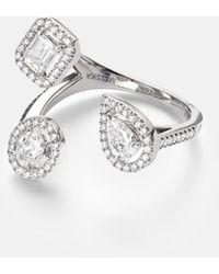Messika - Ring My Twin Trilogy Aus 18Kt Weissgold Mit Diamanten - Lyst