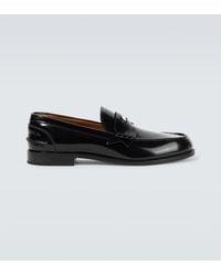 Christian Louboutin - Penny Flat Calf Abrasviato Leather Loafers - Lyst