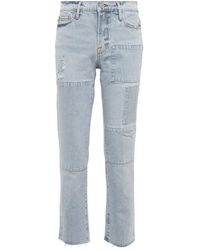 FRAME - Mid-Rise Jeans Le Nouveau Straight - Lyst