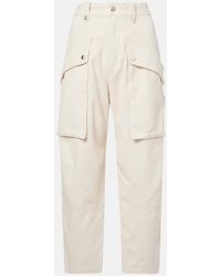 Isabel Marant - Jannick Low-Rise Cotton Cargo Pants - Lyst
