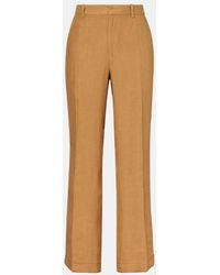 Polo Ralph Lauren - Linen Wide-Leg Pants - Lyst