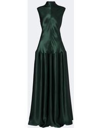 FFORME - Maxikleid Aus Satin - Lyst