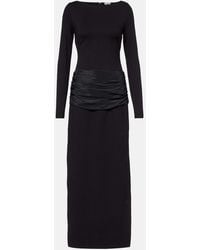 STAUD - Holland Draped Maxi Dress - Lyst