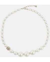 Givenchy - Collana con perle bijoux e Swarovski® - Lyst