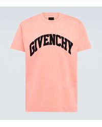 Givenchy T-shirt in cotone con logo - Rosa