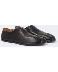 Maison Margiela - Tabi Leather Slip-Ons - Lyst